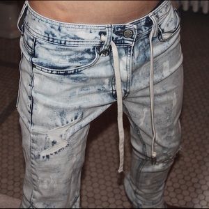 Hyperdenim Bleached Skinny Jeans
